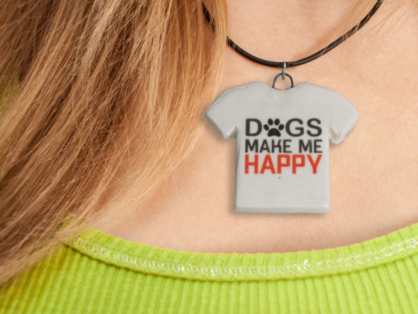 Dogs make me happy - Necklace mockup 1 copy