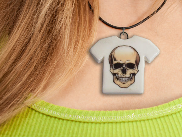 Skeleton Head - Necklace mockup 1 copy