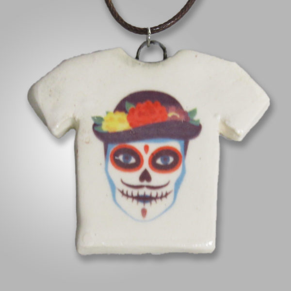 Sugar Skull with gray background copy