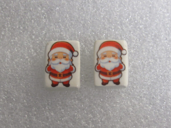 Santa Post Earrings - oringinal background