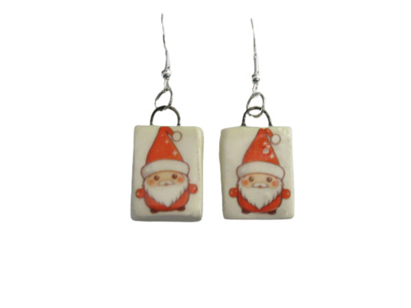 Santa's Face - white background