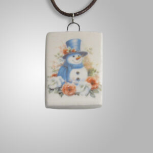 Snowman blue hat scarf- 2700x2025 - gray bacjground