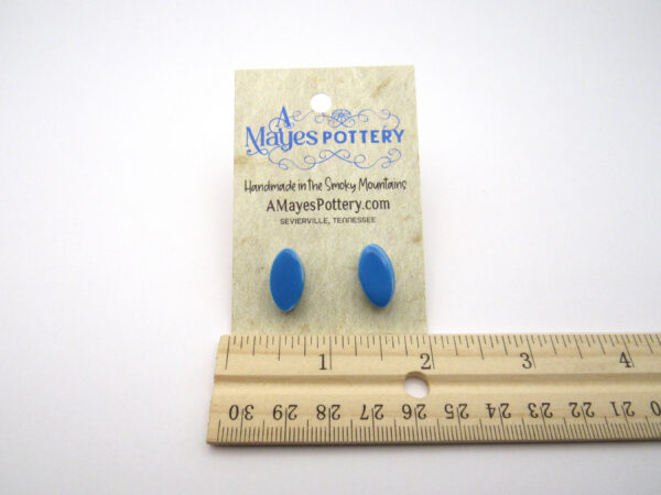 Skinny Oval bright blue with ruler - IMG_8444